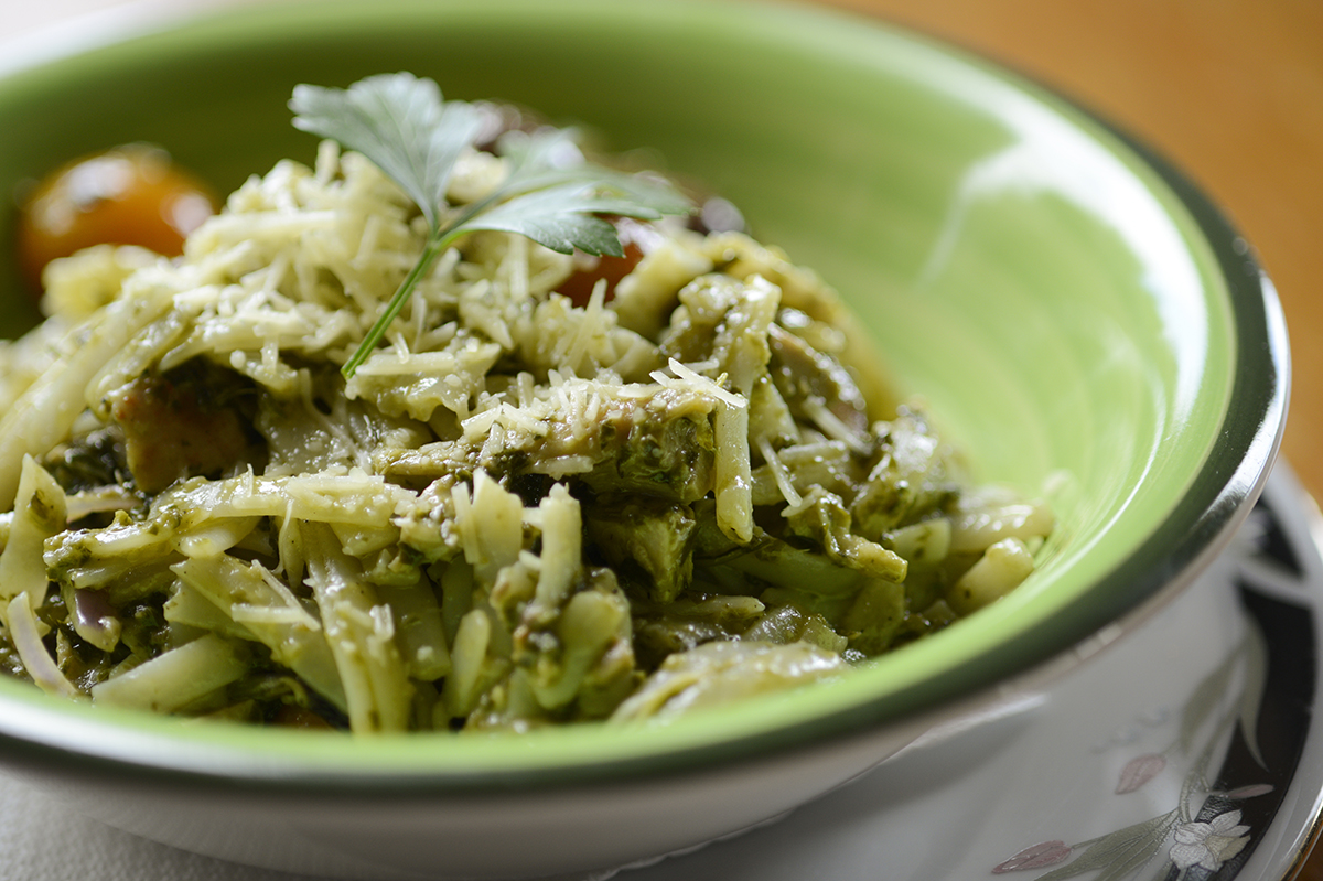 Delicious pasta featuring our award winning EVOO